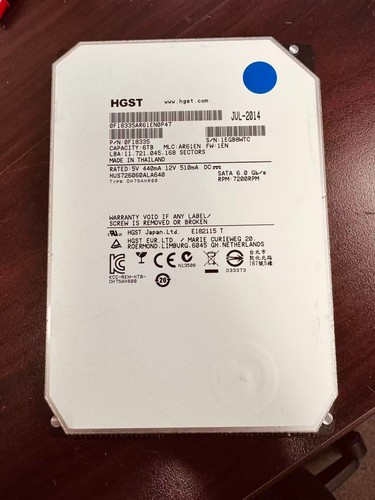 Hgst ultrastar 6tb sata - sata, 3.5"